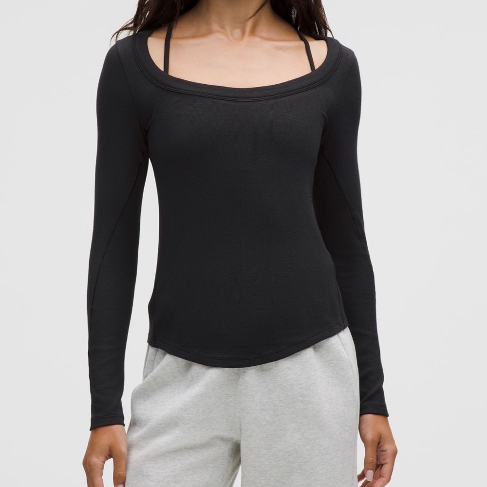 NWT lululemon hold tight scoop neck long sleeve